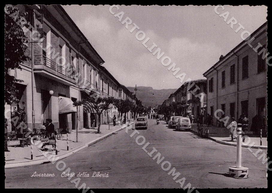 L'Aquila Avezzano Corso Libertà Auto Moto Bar FG Foto cartolina GM0176 – fronte