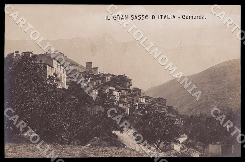 L'Aquila Camarda Gran Sasso Italia Foto cartolina GM0193 – fronte
