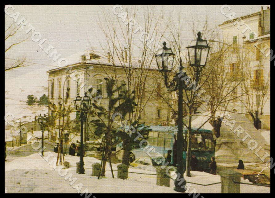 L'Aquila Castel del Monte Piazza XX Settembre PIEGHINA FG Foto cartolina GM0205 – fronte