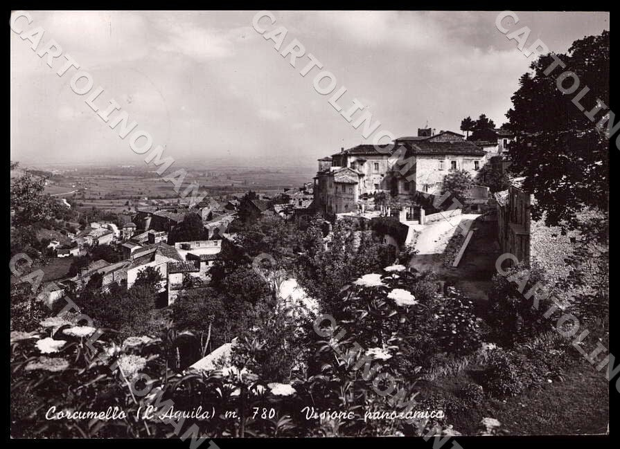 L'Aquila Corcumello Visione panoramica Alterocca FG Foto cartolina GM0206 – fronte