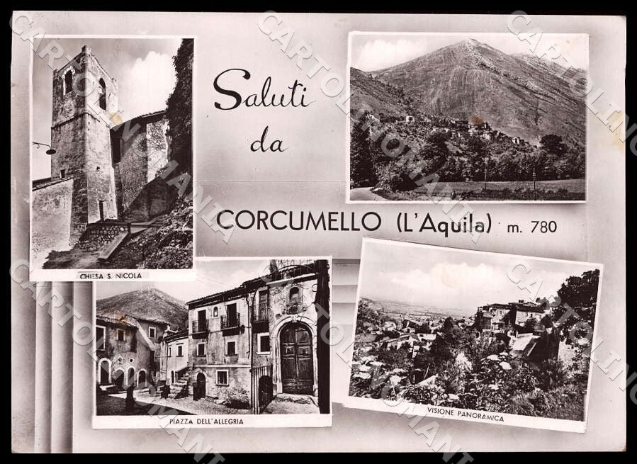 L'Aquila Corcumello Saluti da COLLA MACCHIE FG Foto cartolina GM0207 – fronte