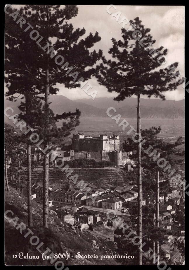 L'Aquila Celano Scorcio panoramico FG Foto cartolina GM0213 – fronte