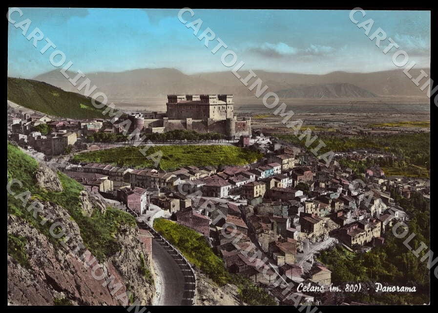 L'Aquila Celano Panorama FG Foto cartolina GM0218 – fronte