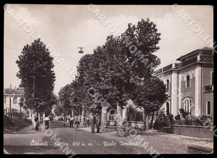 L'Aquila Carsoli Viale Umberto I Alterocca FG Foto cartolina GM0226 – fronte