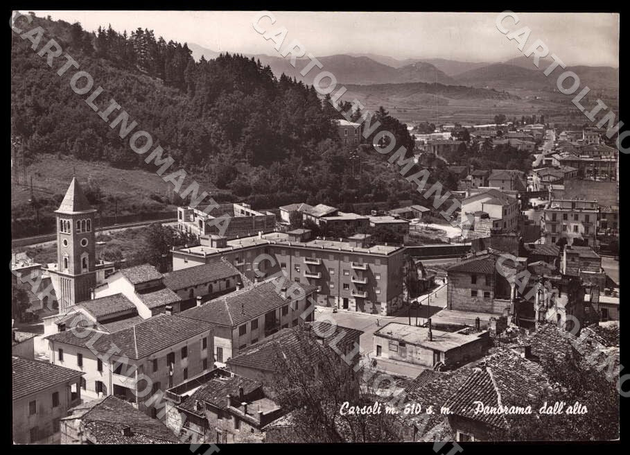 L'Aquila Carsoli Panorama alto FG Foto cartolina GM0228 – fronte