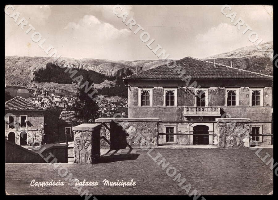 L'Aquila Cappadocia Palazzo Municipale COLLA FG Foto cartolina GM0241 – fronte