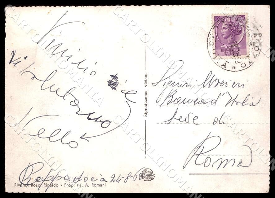 L'Aquila Cappadocia Pecoraro Mestieri FG Foto cartolina GM0244 – retro
