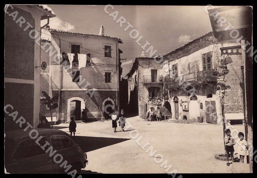 L'Aquila Canistro Alto Piazza Immacolata Auto FG Foto cartolina GM0251 – fronte