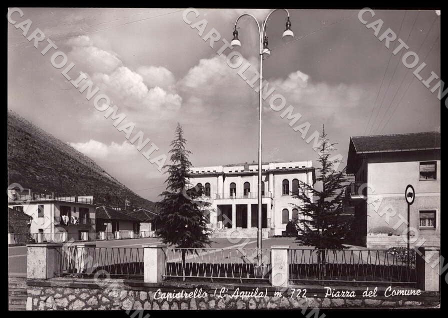 L'Aquila Capistrello Piazza del Comune Alterocca FG Foto cartolina GM0260 – fronte