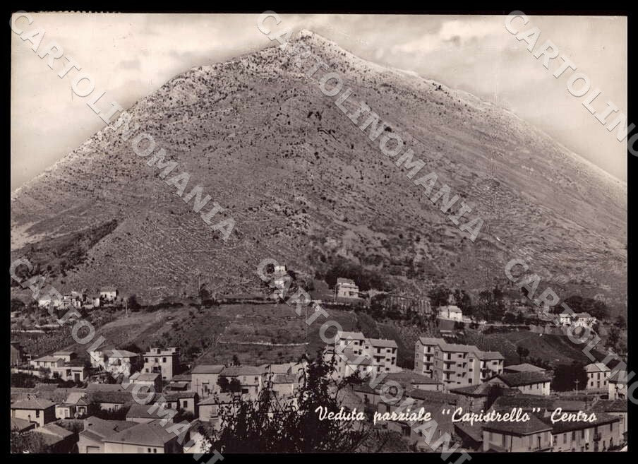 L'Aquila Capistrello Veduta parziale Centro PIEGA FG Foto cartolina GM0261 – fronte