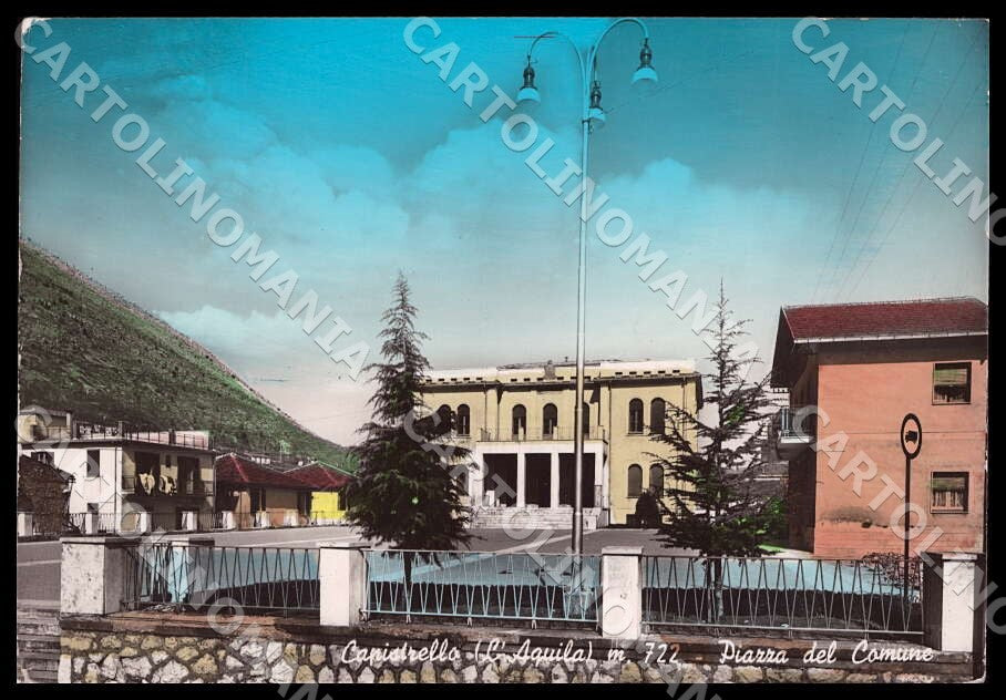 L'Aquila Canistrello Piazza Comune Alterocca FG Foto cartolina GM0265 – fronte
