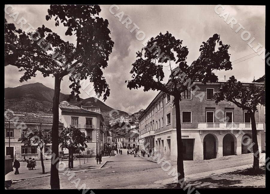 L'Aquila Castel di Sangro Corso Vittorio Emanuele FG Foto cartolina GM0276 – fronte