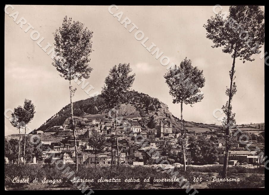 L'Aquila Castel di Sangro Stazione climatica estiva FG Foto cartolina GM0281 – fronte