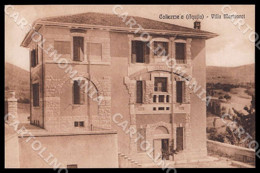 L'Aquila Collarmele Villa Marinacci cartolina GM0283 – fronte