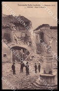 L'Aquila Cerchio Terremoto Italia Centrale 13 Gennaio 1915 cartolina GM0289 – fronte