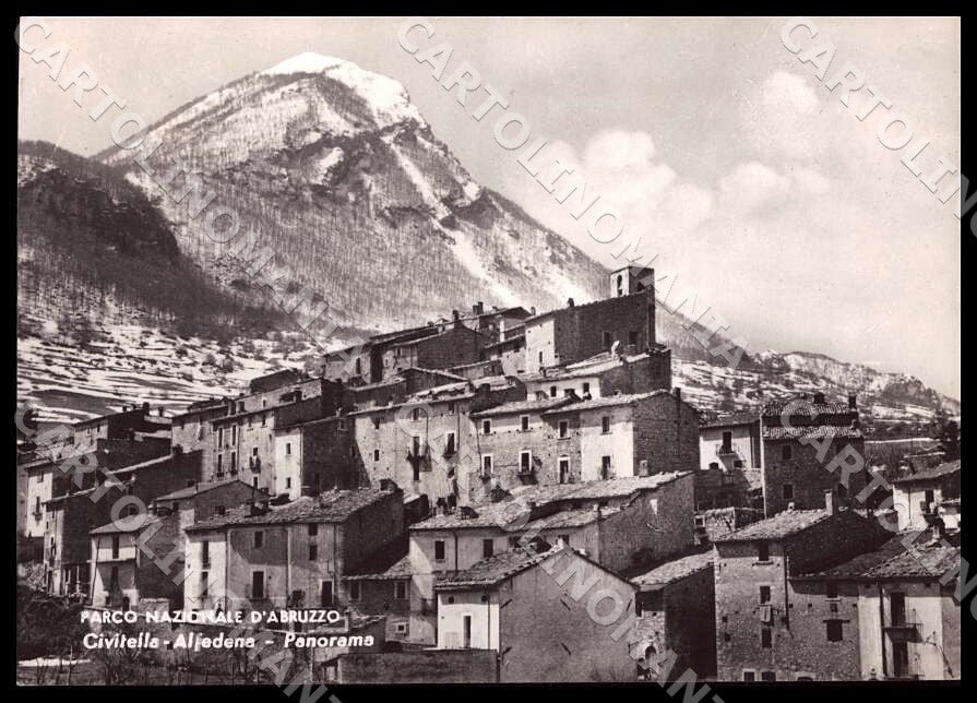 L'Aquila Civitella Alfedena Parco Nazionale Abruzzo FG Foto cartolina GM0300 – fronte