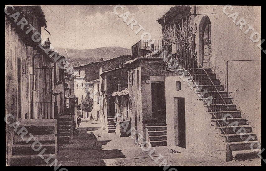 L'Aquila Campo di Giove Via Roma RIFILATA cartolina GM0303 – fronte