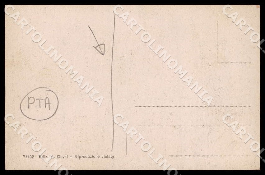 L'Aquila Campo di Giove Costumi PIEGATA cartolina GM0305 – retro