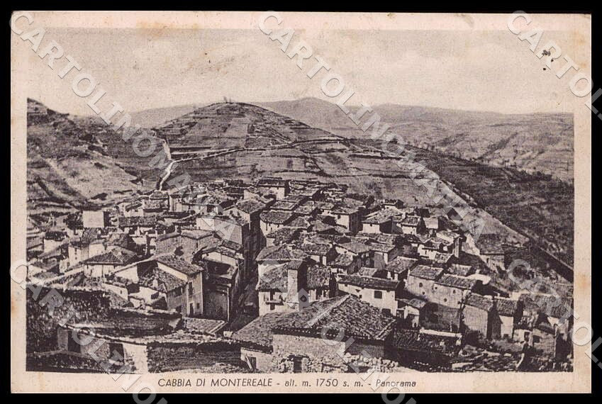 L'Aquila Montereale Cabbia Panorama Alterocca cartolina GM0312 – fronte