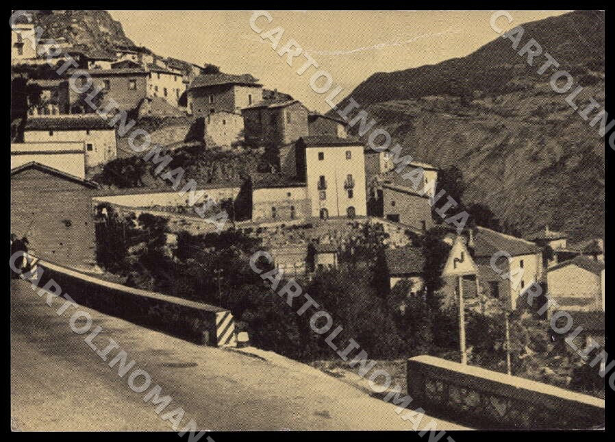 L'Aquila Colli di Monte Bove Panorama parziale PIEGA FG cartolina GM0315 – fronte