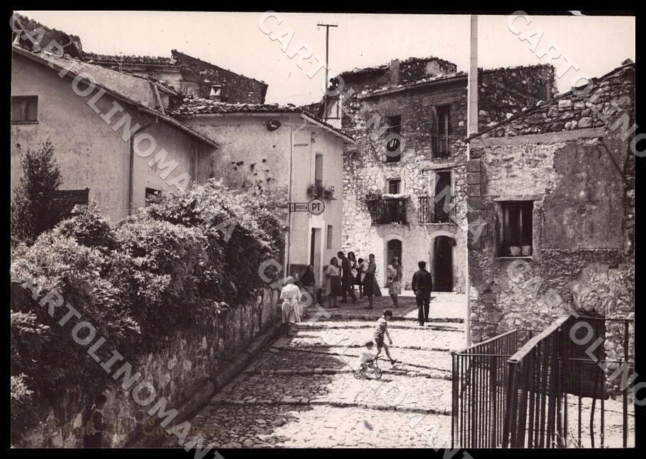 L'Aquila Castronovo Via Molino Poste FG Foto cartolina GM0318 – fronte