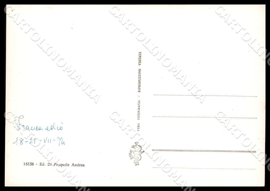 L'Aquila Luco dei Marsi Panorama Auto FG Foto cartolina GM0331 – retro