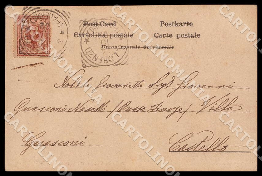 L'Aquila Introdacqua Alterocca 1947 Costumi Mestieri cartolina GM0351 – retro
