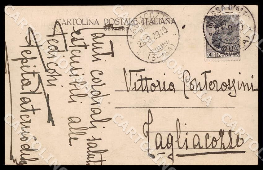 L'Aquila Massa d'Albe Carretto Foto cartolina GM0355 – retro