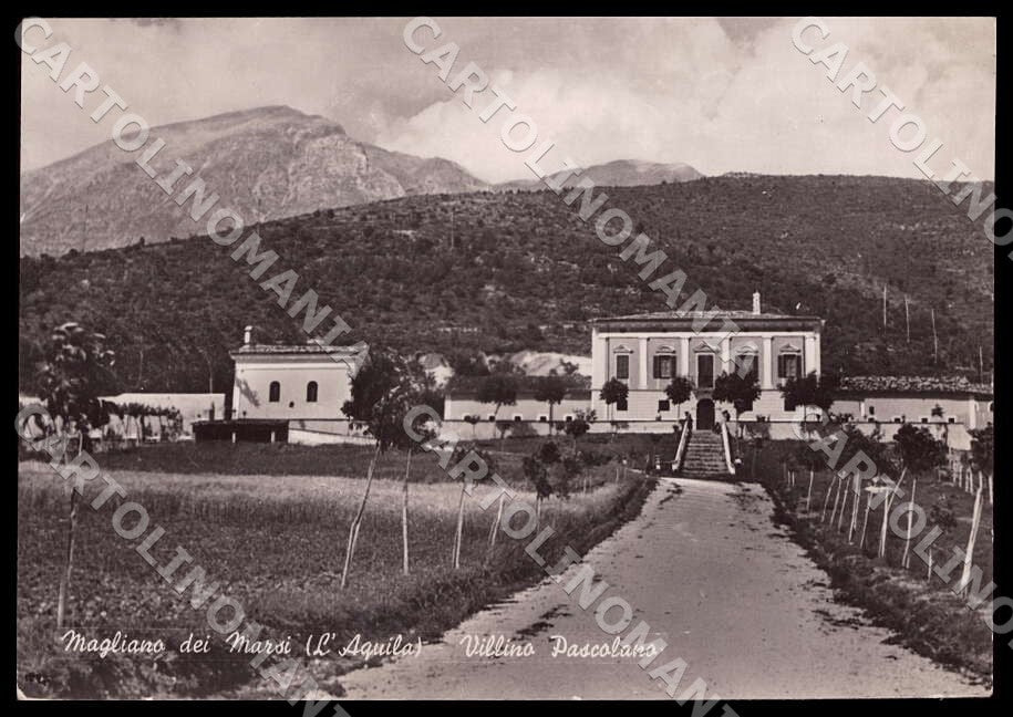 L'Aquila Magliano dei Marsi Villino Pascolano Alterocca FG Foto cartolina GM0384 – fronte