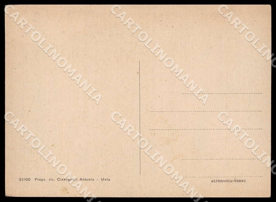 L'Aquila Civitella Roveto Meta Stazione Climatica Panorama FG cartolina GM0395 – retro