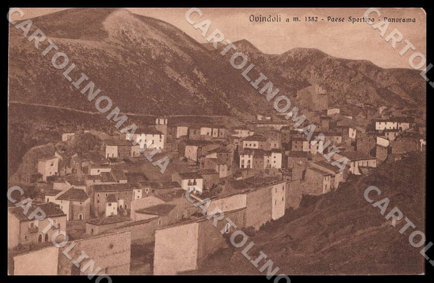 L'Aquila Ovindoli Paese Sportivo Panorama cartolina GM0402 – fronte