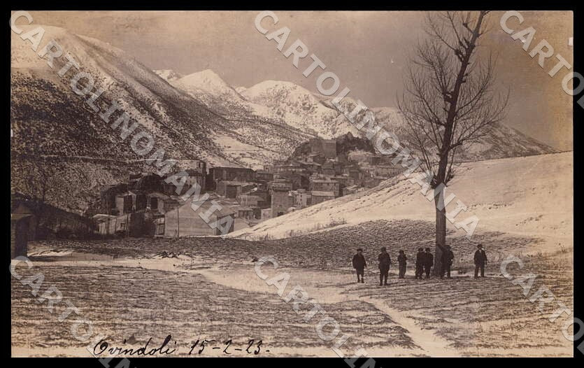 L'Aquila Ovindoli Panorama RETRO ABRASO Foto cartolina GM0409 – fronte