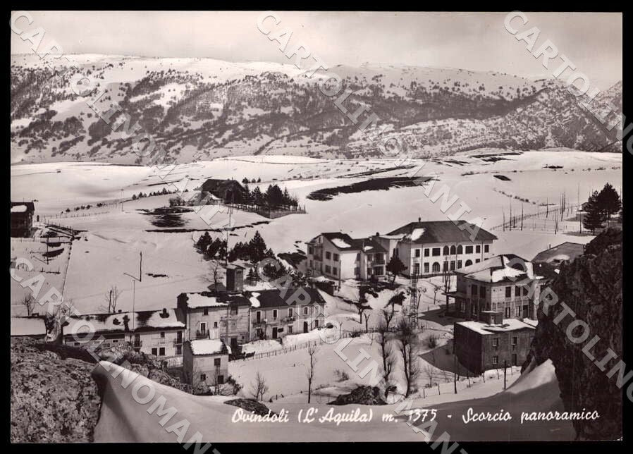 L'Aquila Ovindoli Scorcio panoramico Alterocca FG Foto cartolina GM0411 – fronte