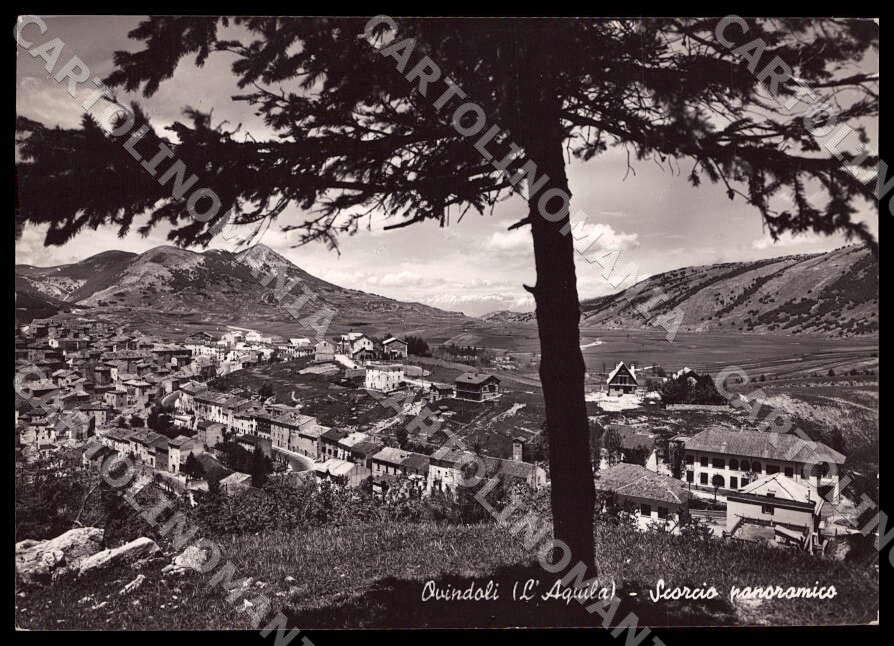 L'Aquila Ovindoli Scorcio panoramico Alterocca FG Foto cartolina GM0420 – fronte