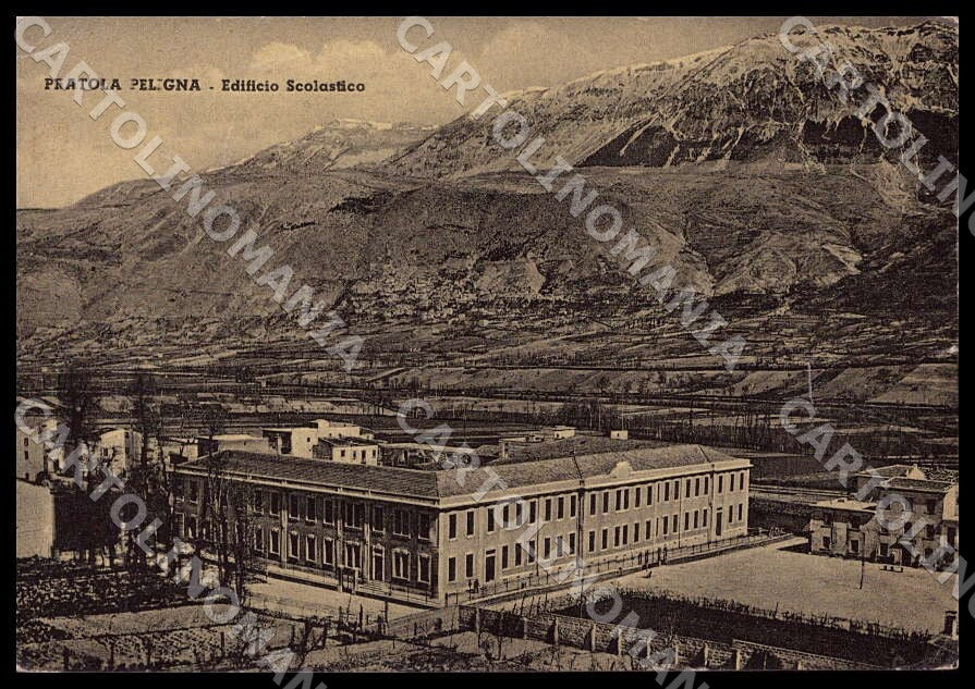 L'Aquila Pratola Peligna Edificio Scolastico Alterocca FG cartolina GM0427 – fronte
