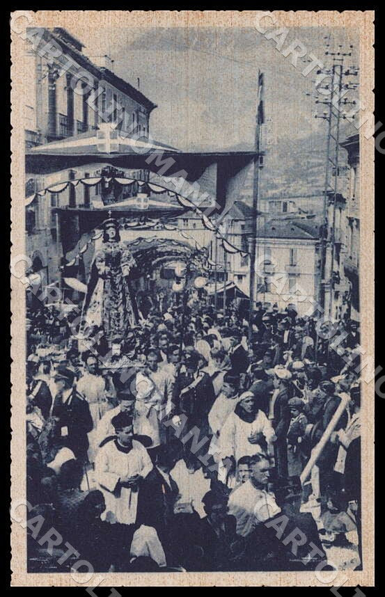 L'Aquila Pratola Peligna Processione Carabinieri cartolina GM0430 – fronte