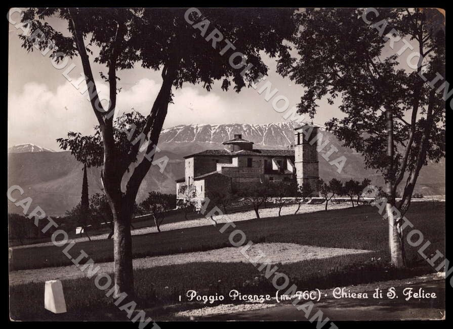 L'Aquila Poggio Picenze Chiesa San Felice COLLA FG Foto cartolina GM0436 – fronte