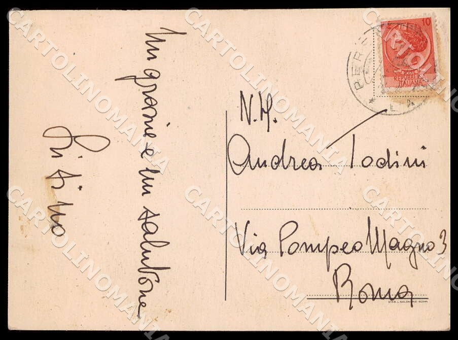 L'Aquila Pereto Villa Vicario FG cartolina GM0448 – retro