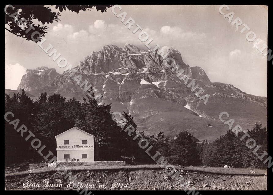 L'Aquila Gran Sasso d'Italia Ristorante Bar PIEGHINA FG Foto cartolina GM0449 – fronte
