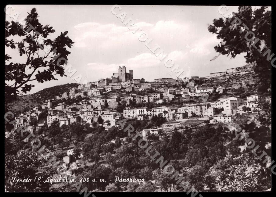 L'Aquila Pereto Panorama FG Foto cartolina GM0453 – fronte