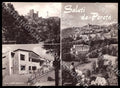 L'Aquila Pereto Saluti da Torre medioevale Scuole PIEGHE FG Foto cartolina GM045 – fronte