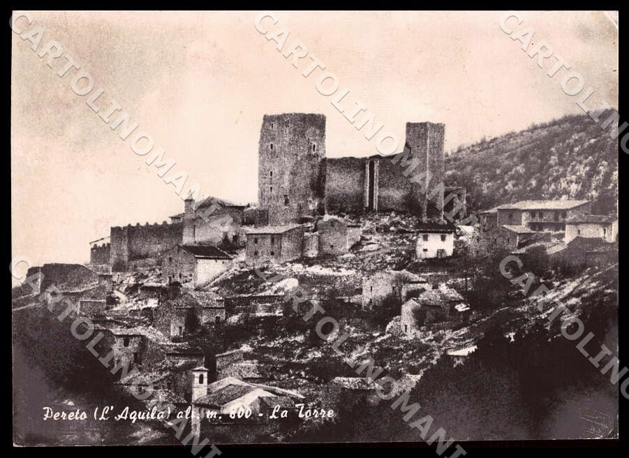 L'Aquila Pereto Torre ABRASA FG Foto cartolina GM0455 – fronte