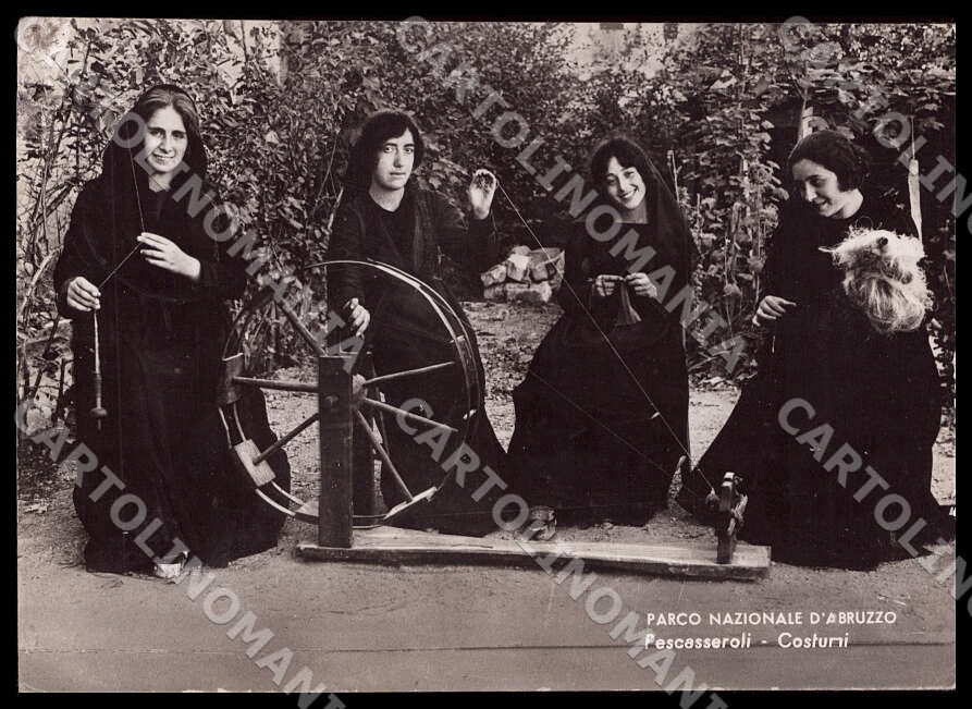L'Aquila Pescasseroli Parco Nazionale d'Abruzzo Costumi FG Foto cartolina GM0461 – fronte