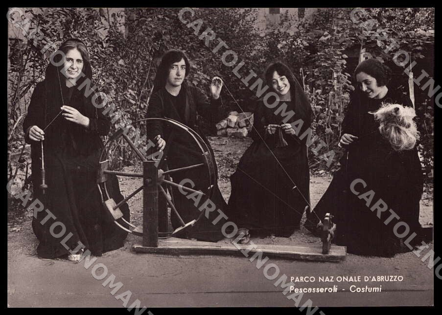 L'Aquila Pescasseroli Parco Nazionale d'Abruzzo Costumi FG Foto cartolina GM0462 – fronte