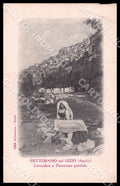 L'Aquila Pettorano sul Gizio Lavandaie Panorama RIFILATA cartolina GM0468 – fronte