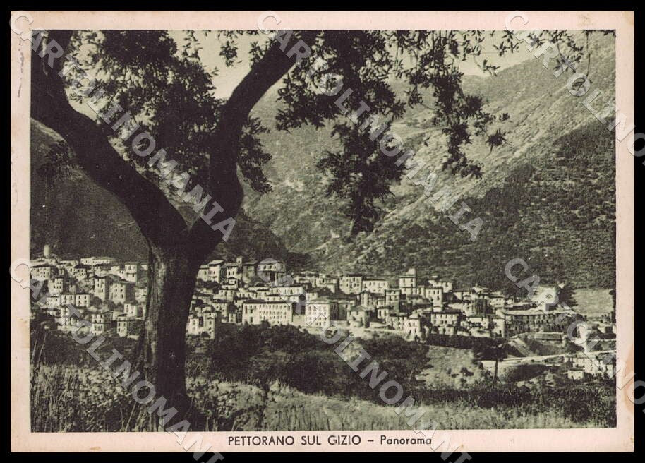 L'Aquila Pettorano sul Gizio Panorama FG cartolina GM0472 – fronte