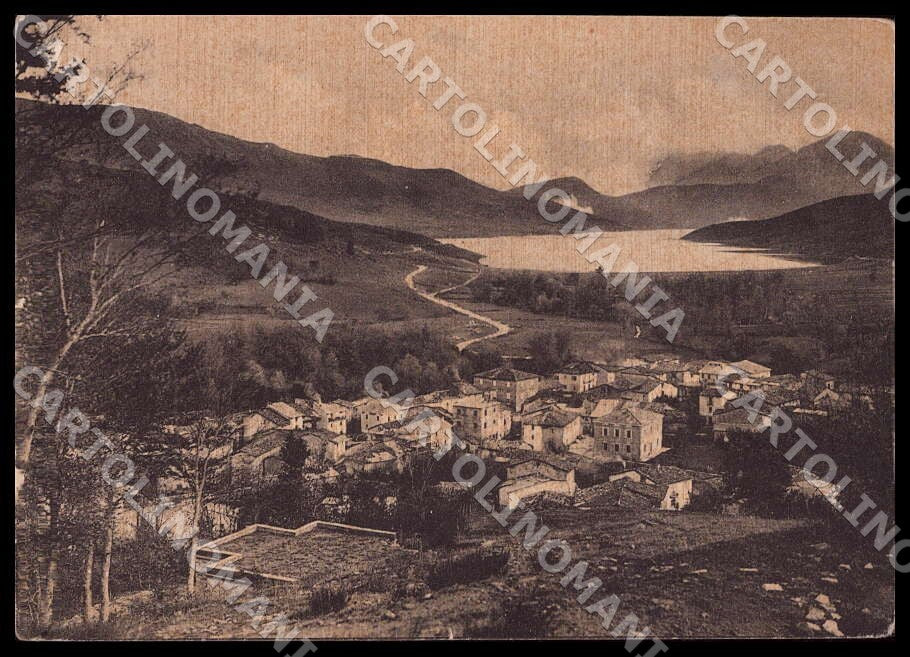 L'Aquila Campotosto Poggio Cancelli Lago Albergo Santa Maria FG cartolina GM0475 – fronte