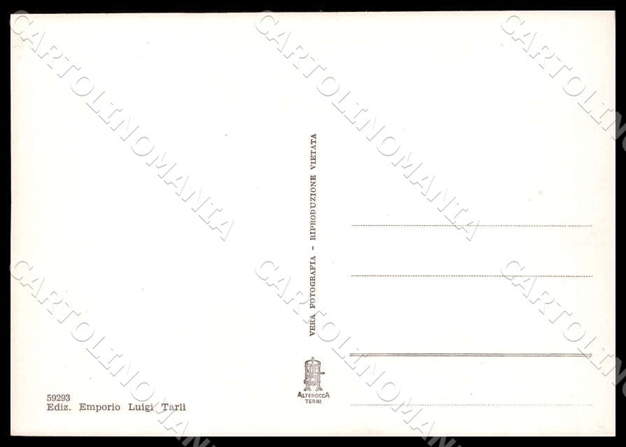 L'Aquila Campotosto Poggio Cancelli Diga Alterocca FG Foto cartolina GM0477 – retro