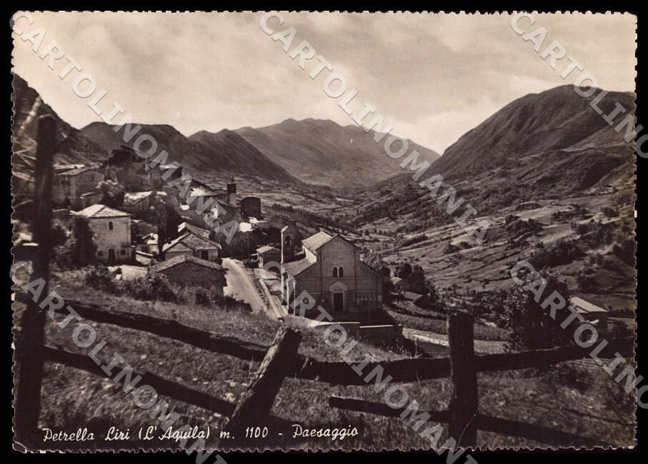 L'Aquila Cappadocia Petrella Liri PIEGHINA FG Foto cartolina GM0482 – fronte