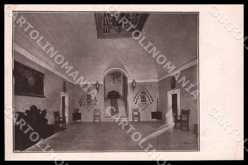 L'Aquila Pizzoli Castello Dragonetti Torres Androne cartolina GM0508 – fronte